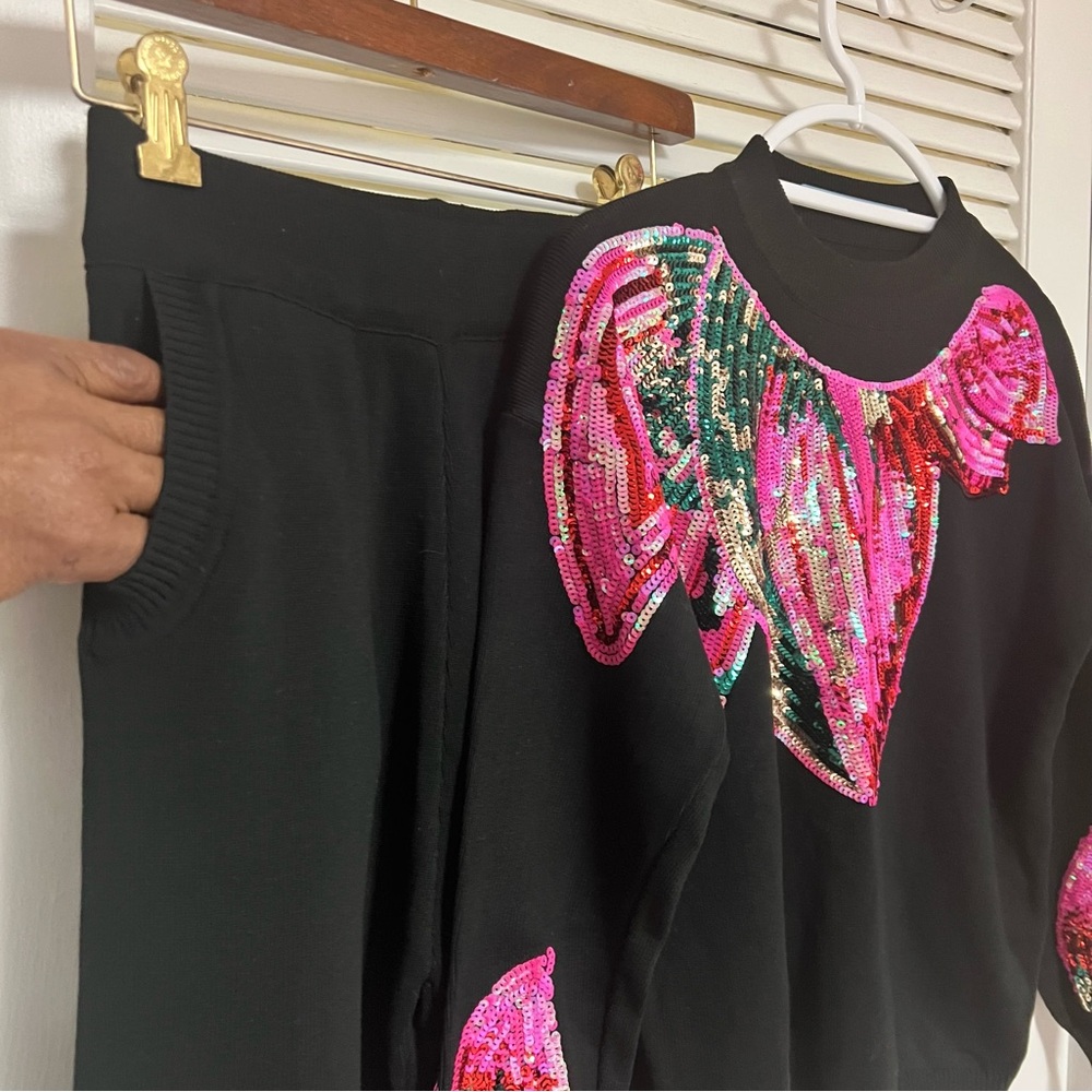 2PC Knit Sequins Gem! NEW!!!